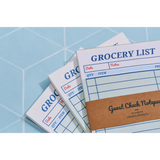 Guest Check Notepad Grocery List with polished prints for stylish womens clothes and clothes for moms