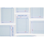 Guest Check Notepad Grocery List with stylish womens clothes and polished prints