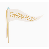 Happy Easter Felt Pennant Decoration flag with polished prints for festive vibes