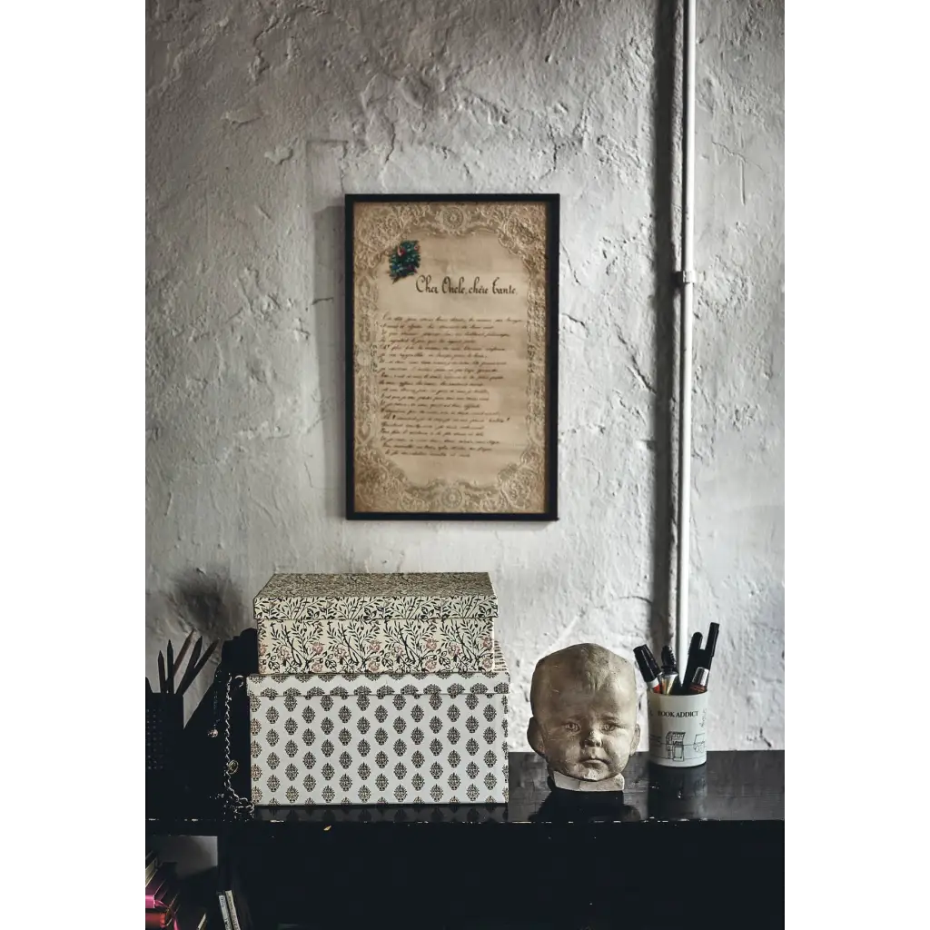 Happy Homes vintage porcelain baby doll head with matte finish