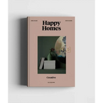 Happy Homes soft pink book with creative home decor cover