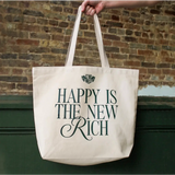 Happy Is the New Rich Extra Large Tote - 230 Adult Bags