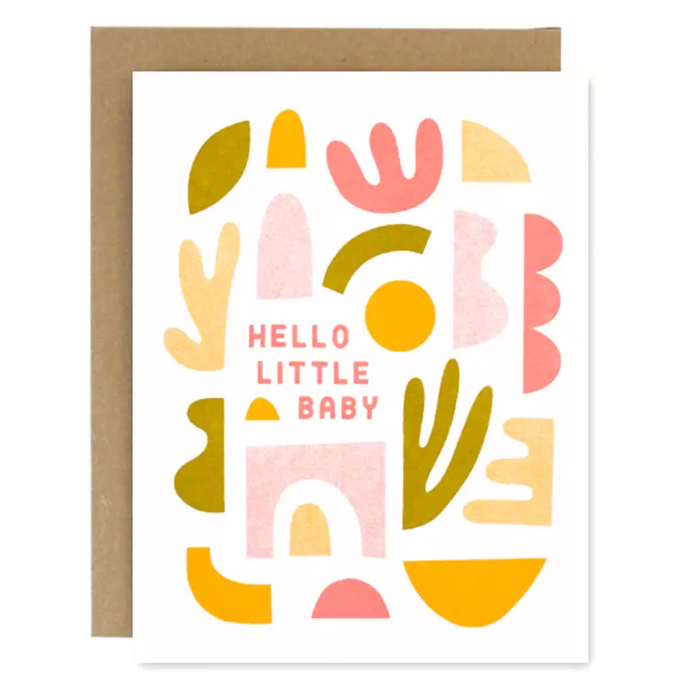 Hello Little Baby Card