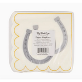 Howdy Horseshoe Cocktail Napkins featuring a fun horseshoe theme for your next cocktail party