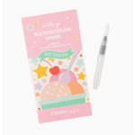 Ice Cream Pocket Watercolor Book with refillable water brush for stylish watercolor art