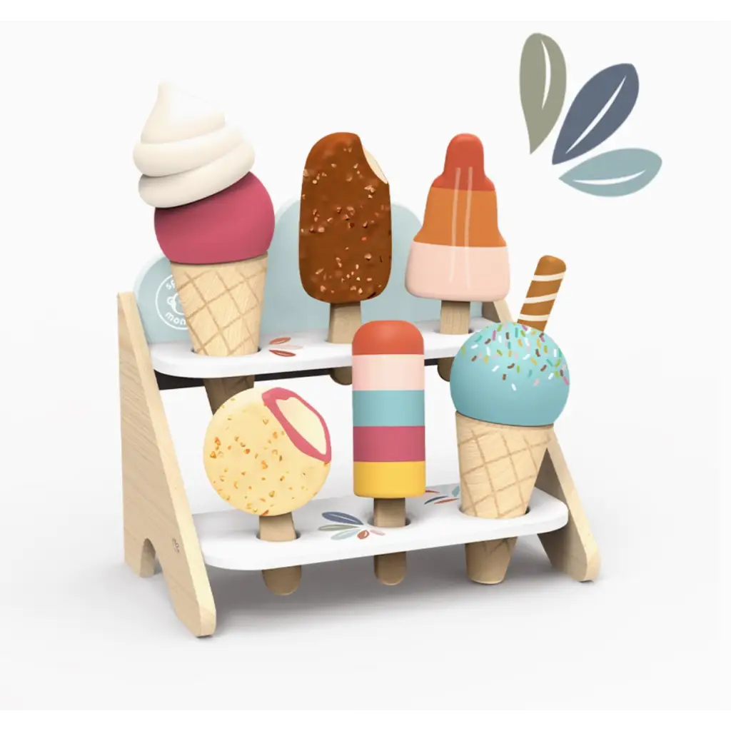 Ice Cream Shop Wooden Toy Set - 630 Toys