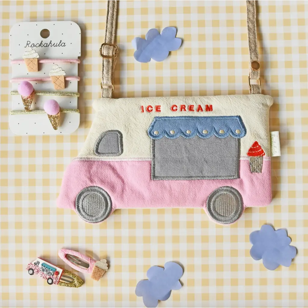 Ice Cream Van Clips - 550 Kids Hair Accessories