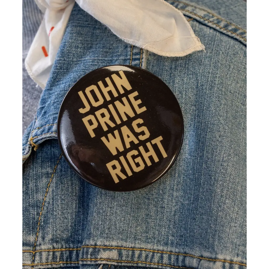 John Prine Buttons • John Prine X Oxford Pennant - John