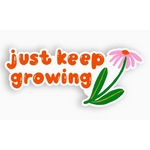 Keep Growing Flower Sticker - 741 Stickers