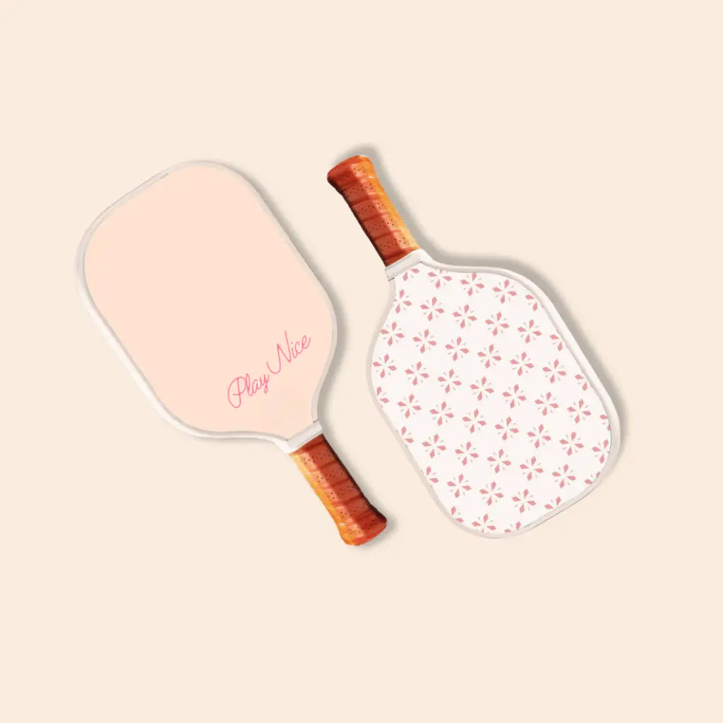 Floral Pickleball Paddles and Kids Ringer Style – Polished Prints