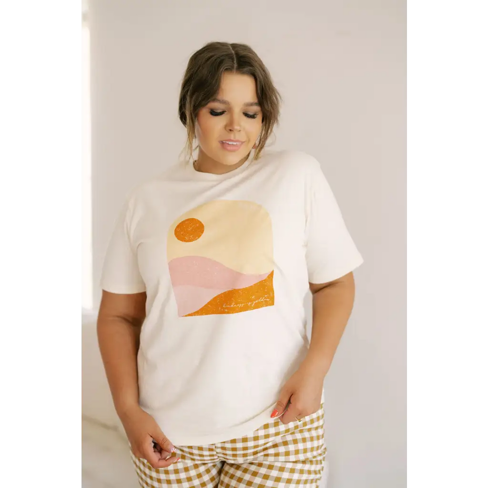 Kindness is Golden Relaxed Women's Graphic Tee - Polished Prints