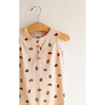 Ladybug Henley Romper - 430 Rompers