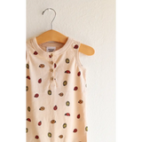 Ladybug Henley Romper - 430 Rompers