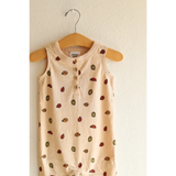 Ladybug Henley Romper - 430 Rompers