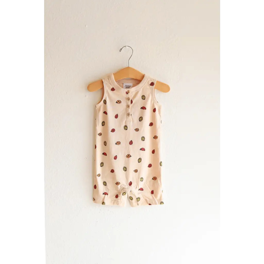 Ladybug Henley Romper - 430 Rompers