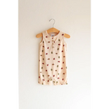 Ladybug Henley Romper - 430 Rompers