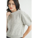 Lauren Speckled Knit Sweater - 170 Adult Sweater / Outerwear