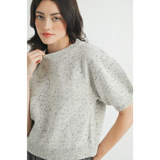 Lauren Speckled Knit Sweater - 170 Adult Sweater / Outerwear