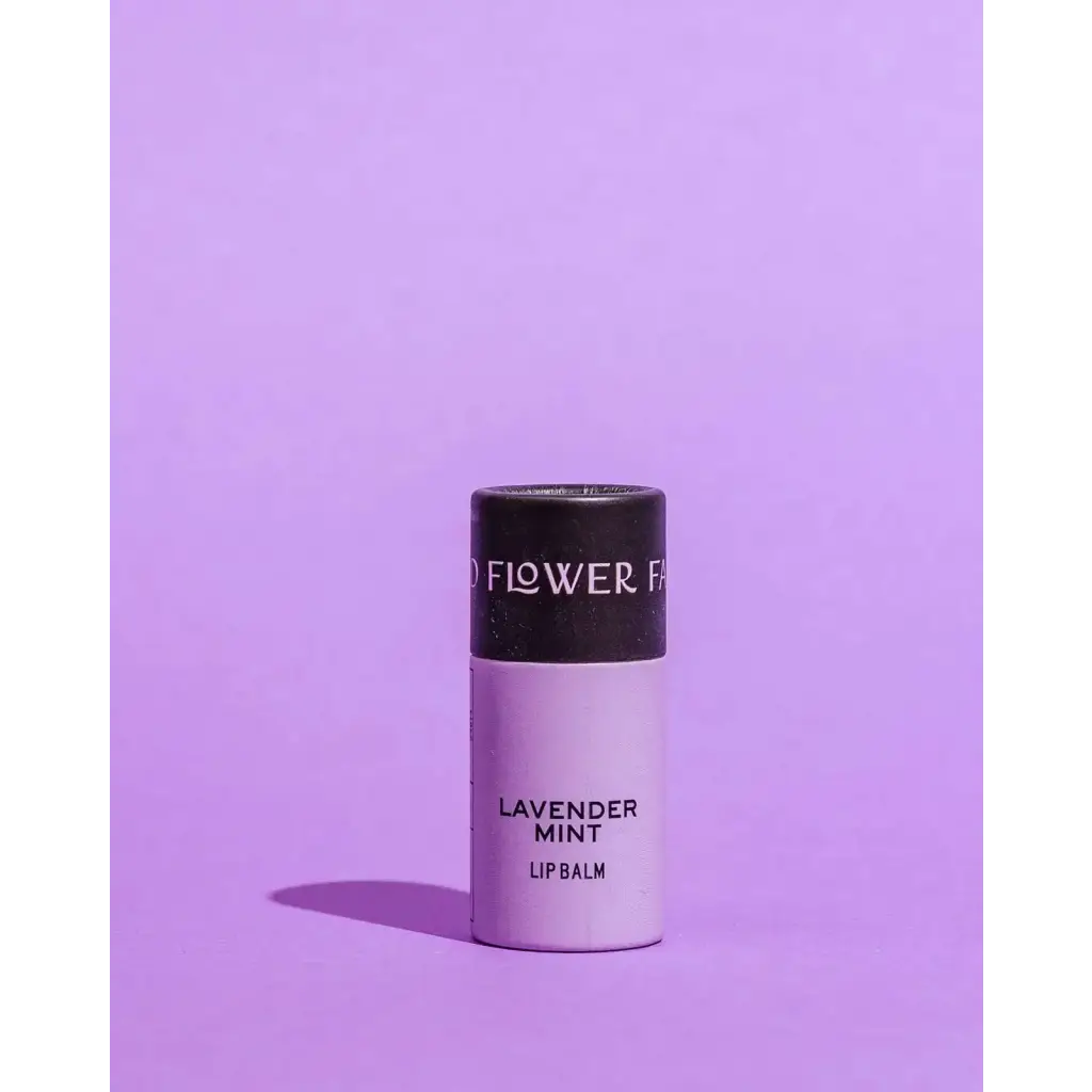 Lavender mint organic lip balm in sleek tube, 0.3 oz