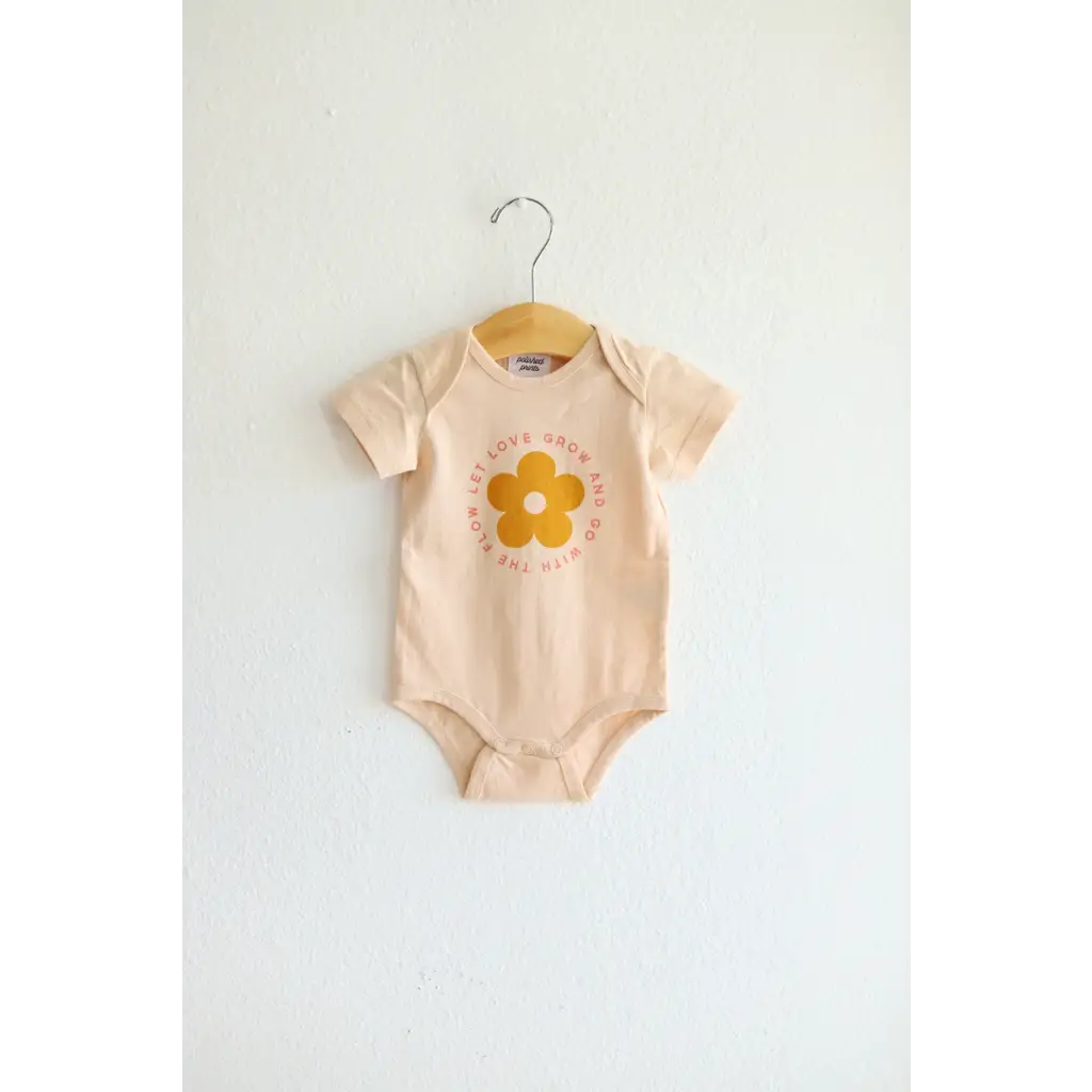 Let Love Grow Organic Cotton Baby Bodysuit - Baby Bodysuit