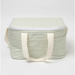 Striped insulated lunch bag with a stylish design and insulated interior for on-the-go meals