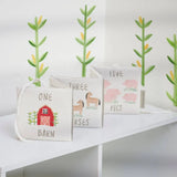 Cute Little Farm Soft Book with farm animals and objects for kids learning fun