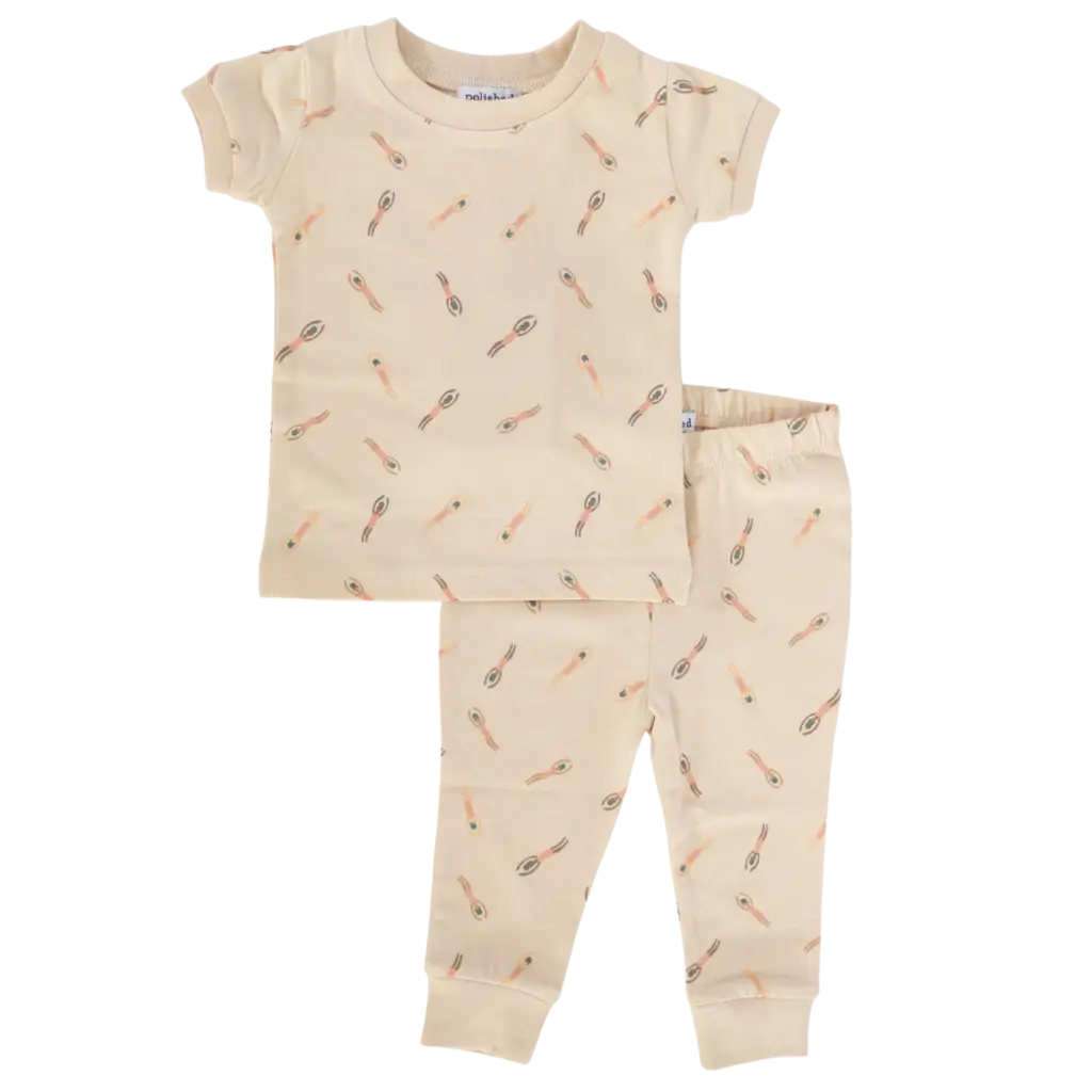 Baby Pajamas and Infant Pajamas Polished Prints