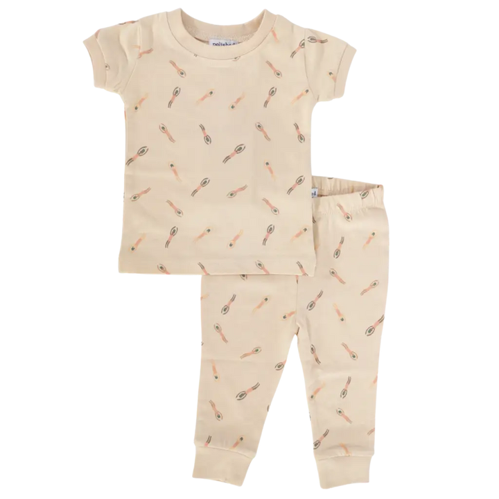 Little Swimmers Pajama Set - Pajama Set