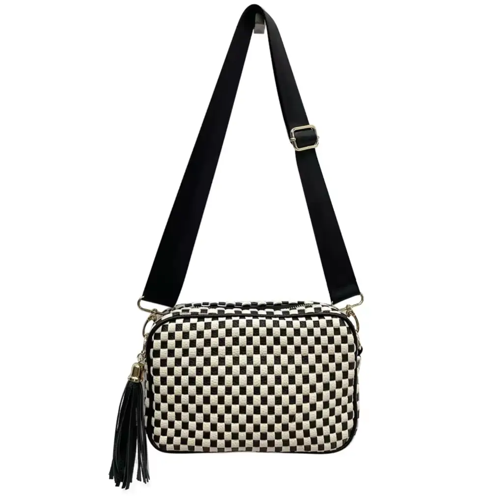 Lucy Woven Camera Bag | Checkered - 230 Adult Bags