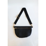 Lucy Woven Sling Bag | Solid Black - 230 Adult Bags