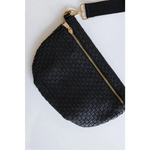 Lucy Woven Sling Bag | Solid Black - 230 Adult Bags