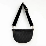 Lucy Woven Sling Bag | Solid Black - 230 Adult Bags