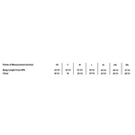 Clothing size chart for Magic & Brain Kate Baer T-Shirt with moon song design final sale
