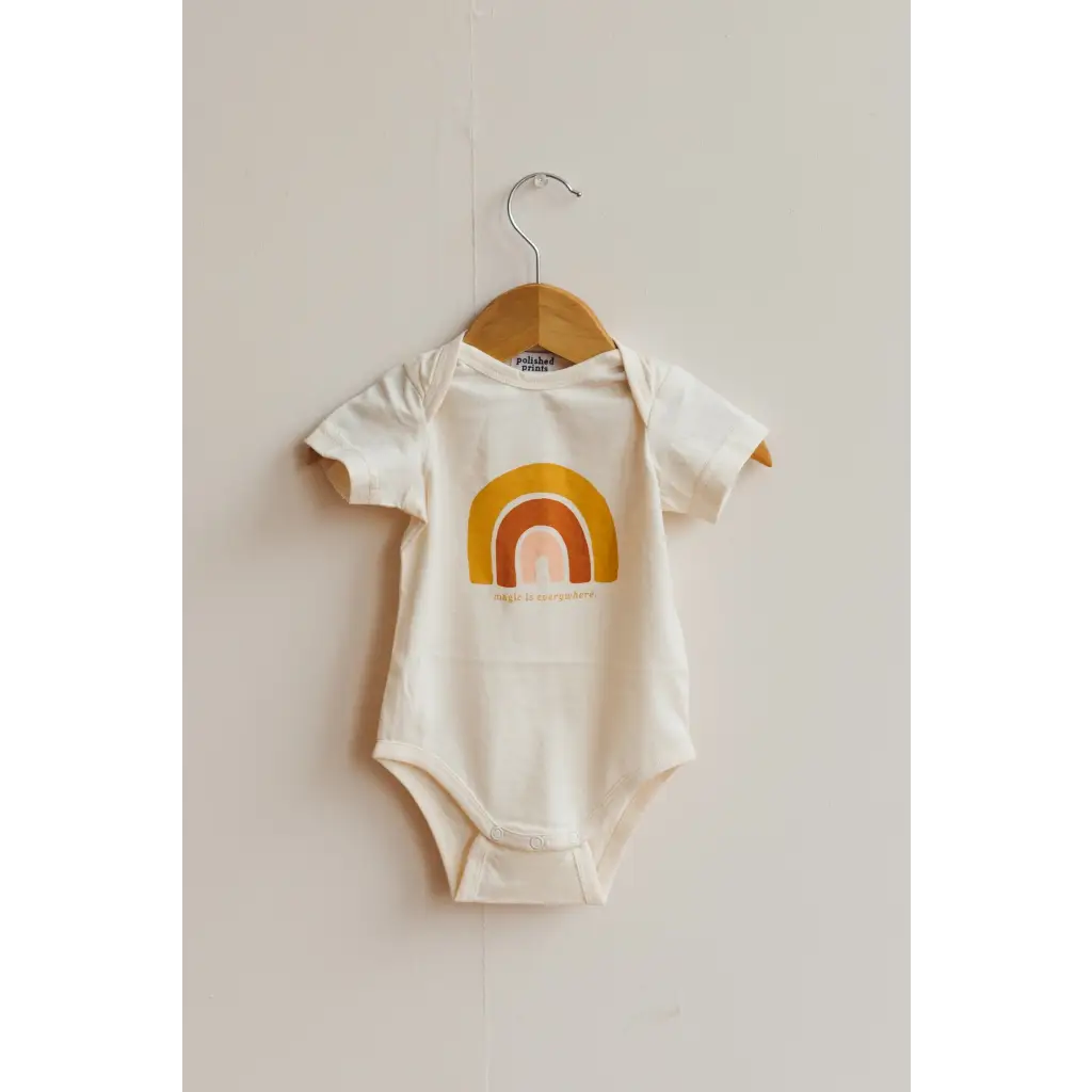 Magic is Everywhere Organic Cotton Baby Bodysuit - Polished Prints