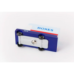 Blue and silver pencil sharpener with black wheels for the Blue and White Mail Van Toy