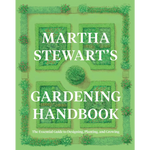 Martha Stewart gardening handbook with polished prints of garden beds