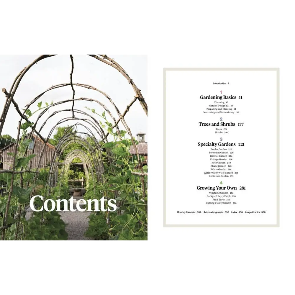Rustic arched trellis in Martha Stewart gardening handbook polished prints
