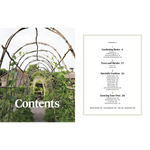 Rustic arched trellis in Martha Stewart gardening handbook polished prints