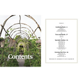 Rustic arched trellis in Martha Stewart gardening handbook polished prints
