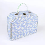 Pastel floral suitcase with ricrac embellishment and cream stripes from Meri Meri x Liberty