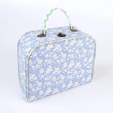 Pastel floral suitcase with ricrac embellishment and cream stripes from Meri Meri x Liberty