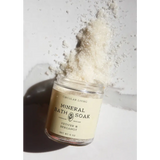 Ylang ylang bergamot mineral bath soak jar, 6 oz with colloidal oats