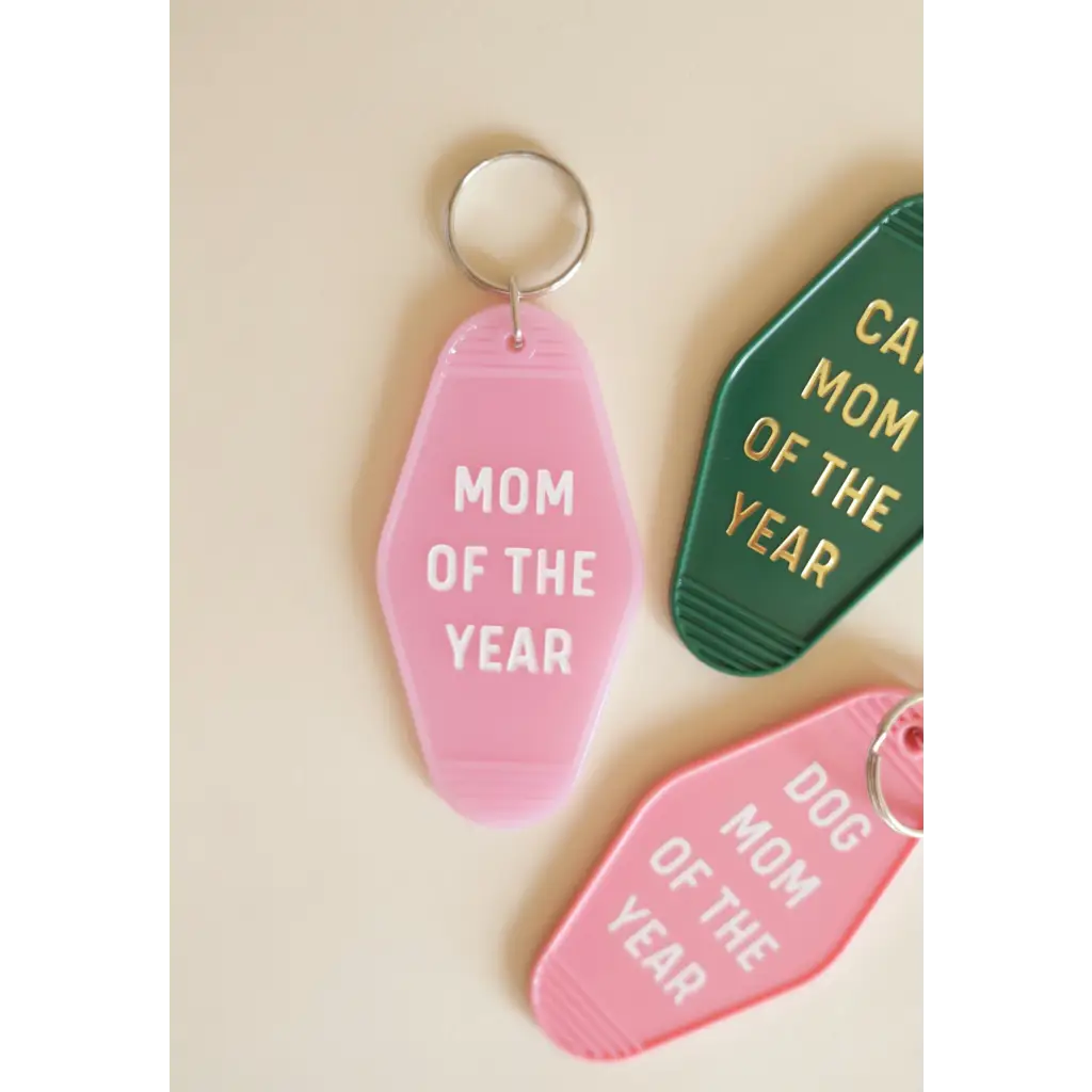 Mom of the Year Motel Keychain - Keychain