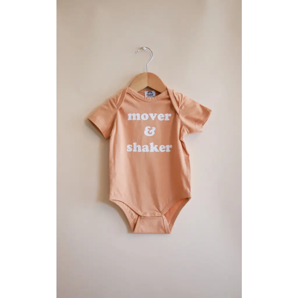 Mover & Shaker Organic Cotton Baby Bodysuit - Polished Prints