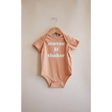 Mover & Shaker Organic Cotton Baby Bodysuit - Polished Prints