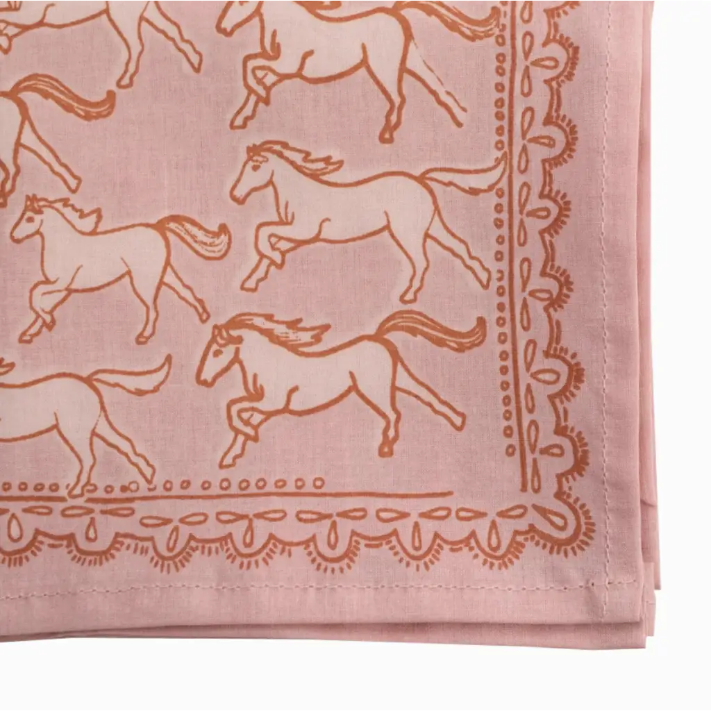 No. 062 Horses Bandana - 240 Scarves / Bandanas