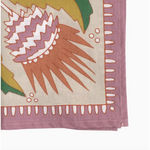 Colorful Martha Bandana with polished prints featuring floral and geometric designs