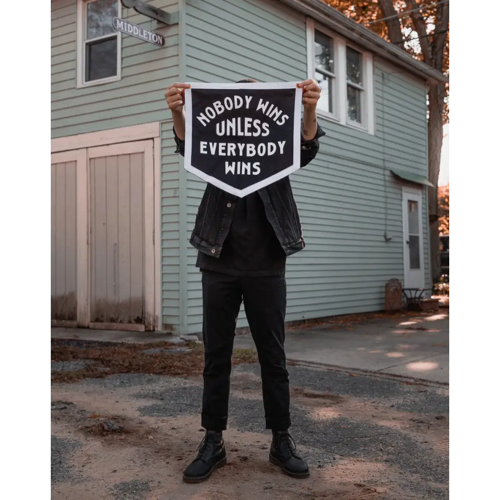 Black Bruce Springsteen wins camp flag with inspiring message: Nobody wins unless everybody wins