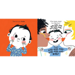 Red orange Nose, Toes, and Tummy Book cover by Sally Nicholls with cartoon characters