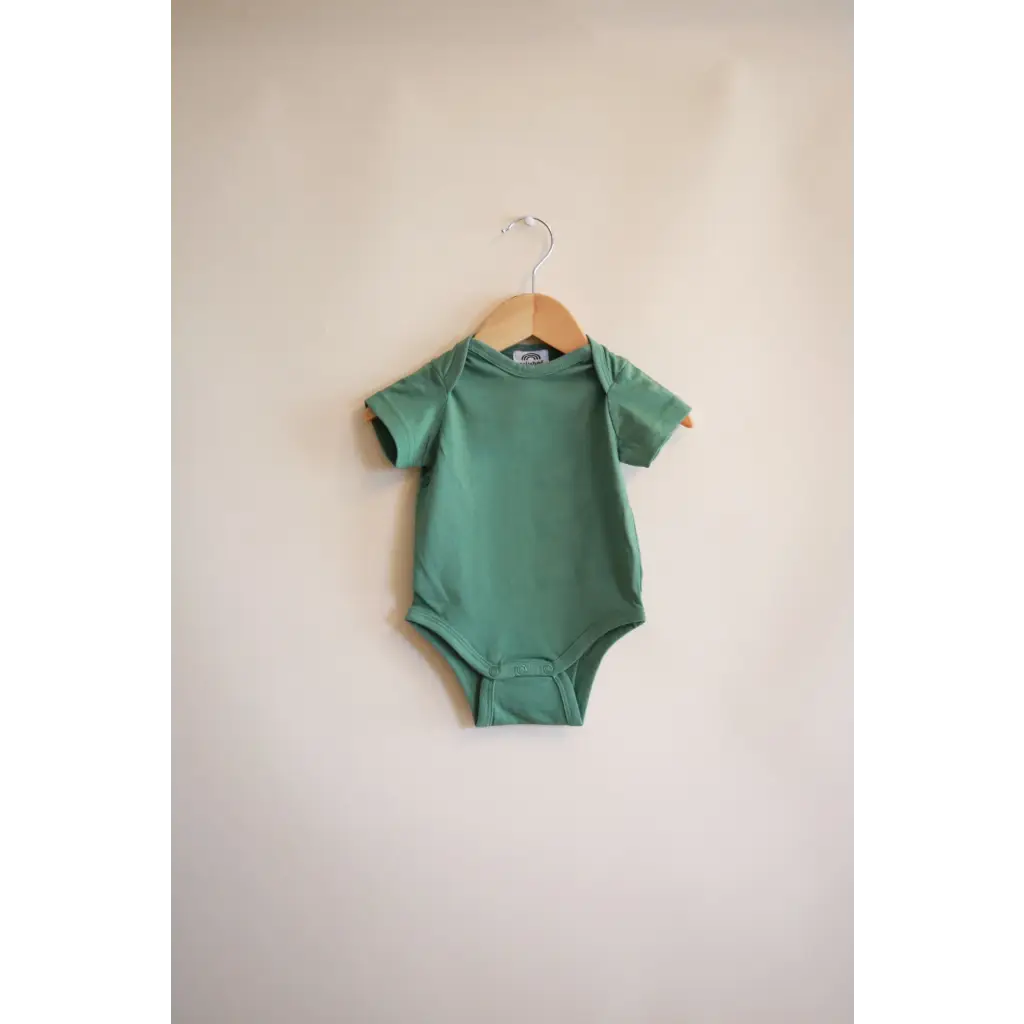 Organic Cotton Baby Bodysuit | Dark Ivy - Polished Prints